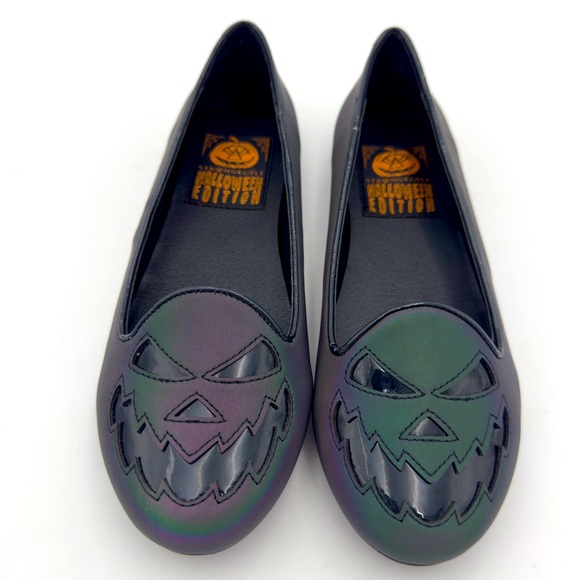 Strange Cvlt Black Krypt Web Creepers Women’s platform Sz 10 - Picture 1 of 13